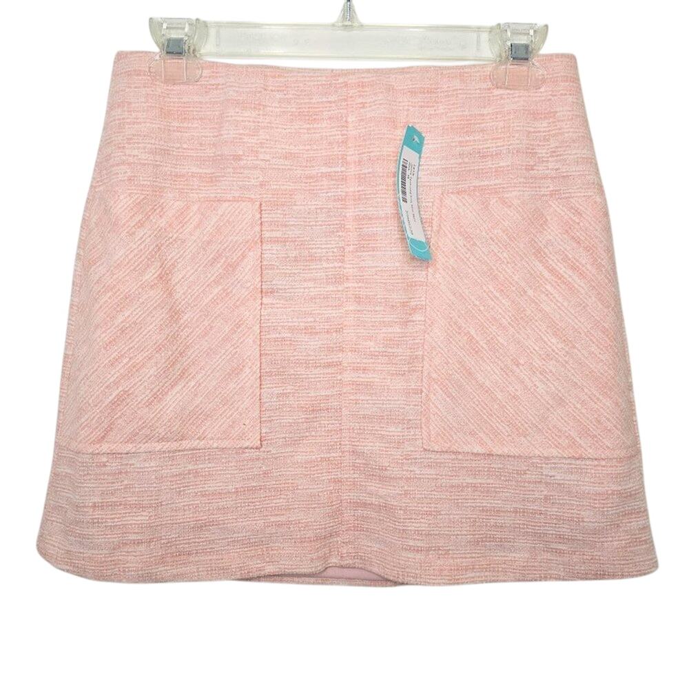 NWT Les Lis Jamie Textured Knit Mini‎ Skirt in Pink Elle Woods Barbie Barbiecore